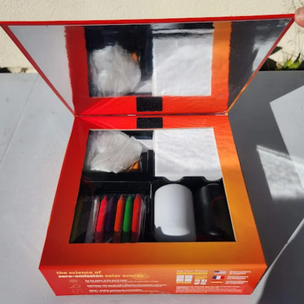 Griddly Games Just Add Sun Solar Science Art Kit Solar Oven Cooking Chemistry Ki